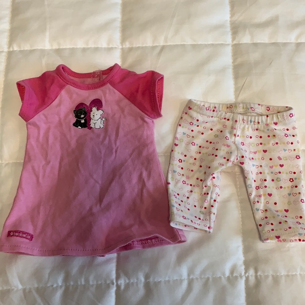 american girl doll nightgown and pajama pants
